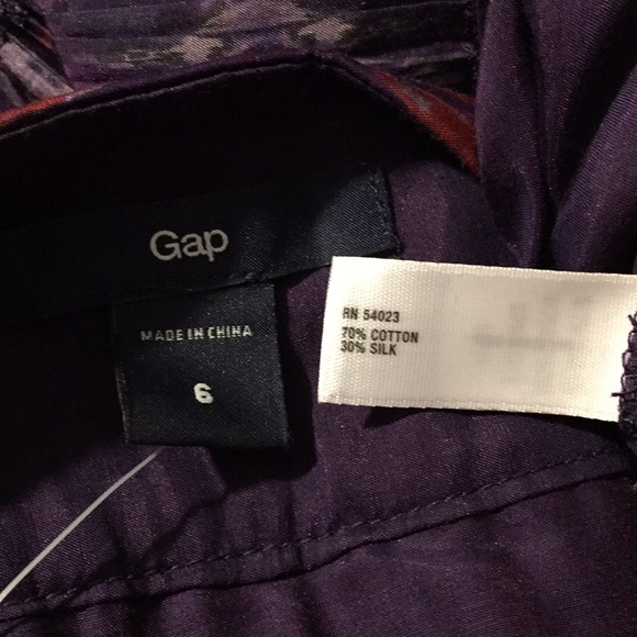 NWT Gap Size 6 cotton & silk Navajo pleated skirt - Picture 7 of 8